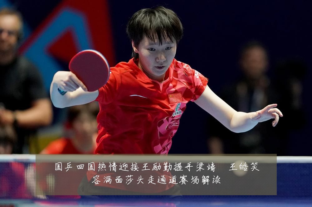 国乒回国热情迎接王励勤握手梁靖崑王皓笑容满面莎头走通道赛场解读